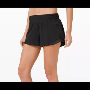 Lululemon black shorts size 6 Tall